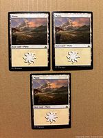 Front view of all three Plains cards