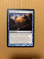 Front of Search the City card