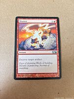 Front of Shatter card showing artwork, mana cost and set symbol