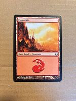 Front of Mountain card showing artwork, title, frame and non-foil finish
