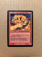 Front of Slimy Kavu card showing artwork, text, collector number 170/350
