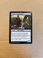 Front of Vraska's Conquistador card