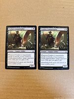 Front view of both Vraska's Conquistador cards