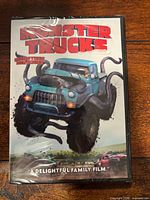 Front cover of sealed Monster Trucks DVD