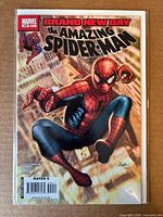 Front view of bagged The Amazing Spider-Man #549 comic