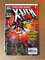 Front view of bagged The Uncanny X-Men #333 comic showing full cover art and direct edition label