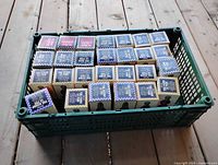 Crate with 24 boxed Avon Chess Piece aftershaves
