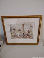 Framed print front view