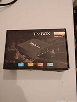 Factory box front showing model and features