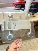 Top view of Soehnle glass scale