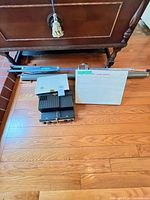 Entire lot showing projector, sorter, screen tube, mounting pole