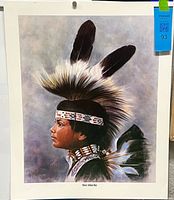 Full view of unframed print showing entire image and margins