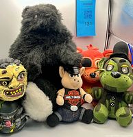 Group shot showing all six items front view