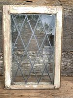 Front view showing full window and frame