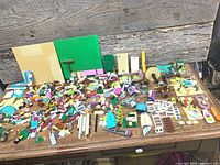 Top view of entire assortment on tabletop