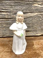 Front view of Royal Doulton Bridesmaid figurine