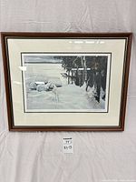 Framed Robert Bateman print overall view