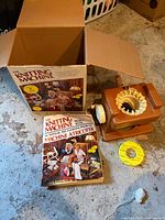 all components – machine body, book, accessory ring, box