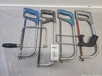 All six saws grouped for overview