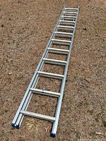 Full collapsed ladder showing length and rungs