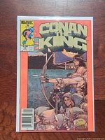 Full front cover of Conan the King #26 in bag