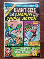 Front cover showing title, issue number, price and character art