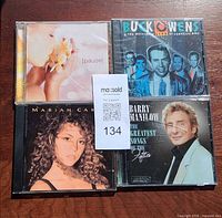 Front view of all four CD cases