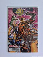 Front cover of Age of Ultron comic in bag and board