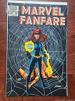 Front cover of Marvel Fanfare #10 in bag and board