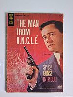Front cover showing title, Gold Key logo, 12¢ price, Robert Vaughn image