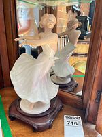 Full view of figurine on base