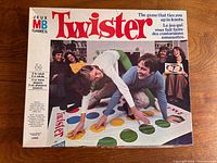 Front of Twister box showing artwork and title
