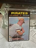Front view of Rich Hebner 1971 Topps card