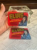 Front view of both sealed Elvis bubble gum card packs