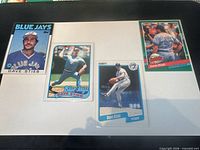 Group view of all four Dave Stieb cards