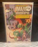 Front view of bagged 1988 Amazing Adventures comic
