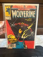 Front cover of Marvel Comics Presents Wolverine #9 in bag