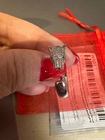 Ring top view showing leopard head with pavé crystals