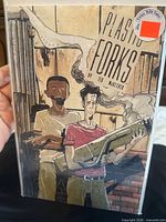 Front cover of bagged Plastic Forks #3 comic