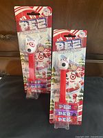 Both sealed Target Bullseye PEZ dispensers front view