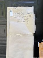 Packaged shoji screen labelled rice paper fragile