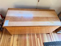 Top view showing striped veneer and condition
