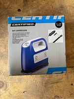 Front of retail box showing specifications and product image