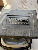 Closed black Craftsman Professional case top view