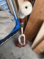 Top view of vacuum handle, cord and switch area
