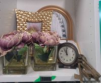 All seven items grouped on shelf