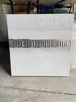 Full front view of square abstract canvas