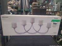 Retail box showing Bowring branding and image of 5-candle candelabra