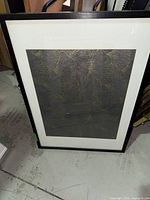 Framed art front view vertical orientation