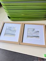 overview of both framed prints side by side